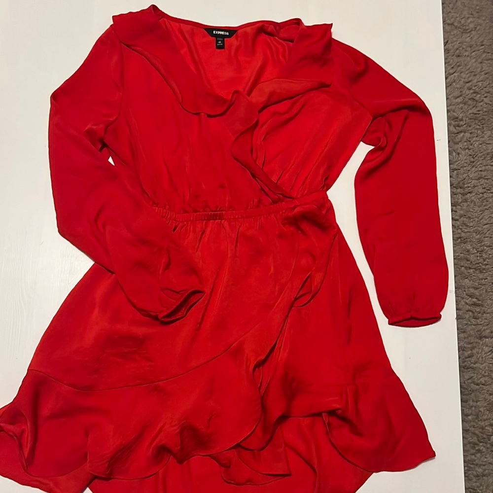 Express XSP red dress